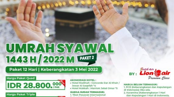 Paket Umroh Syawal 2022 Rayakan Idul Fitri